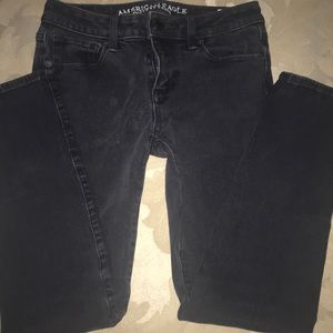 black american eagle jeans